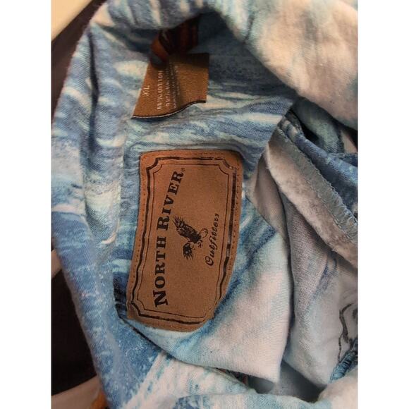 Vintage North River Men’s Hawaiian Shirt Speed Boats Size XL(206) - Picture 7 of 9